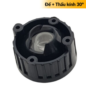 Bộ thấu kính Chóa đèn Led 5W 3W 1W với khung bắt vít 30 độ