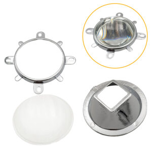 Bộ thấu kính Chóa đèn led 60 độ dành cho Led 10W